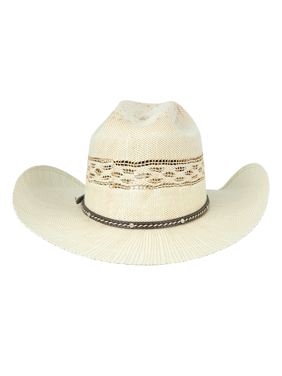 El General Men's 20X Bangora Western Hat — Ringers Crown in Ivory/Brown