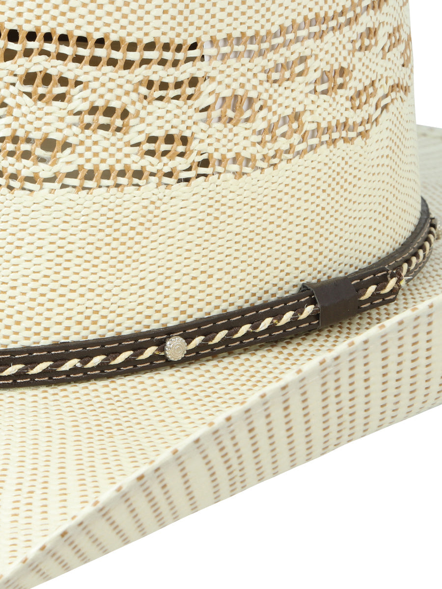 El General Men's 20X Bangora Western Hat — Ringers Crown in Ivory/Brown