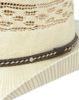 El General Men's 20X Bangora Western Hat — Ringers Crown in Ivory/Brown
