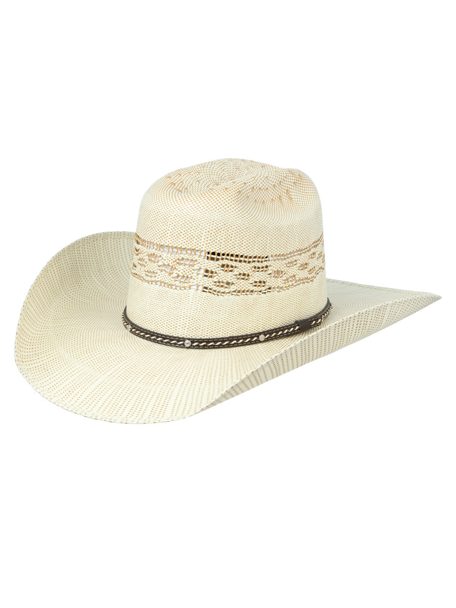El General Men's 20X Bangora Western Hat — Ringers Crown in Ivory/Brown