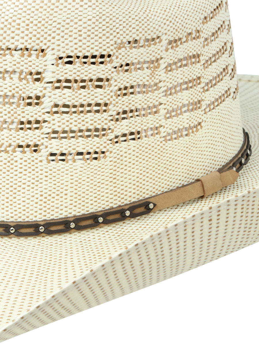 El General Men's 20X Bangora Western Hat — Ringers Crown in Ivory/Tan