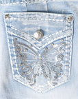 Women's Centenario Bootcut Denim Jeans- Light Blue 45906