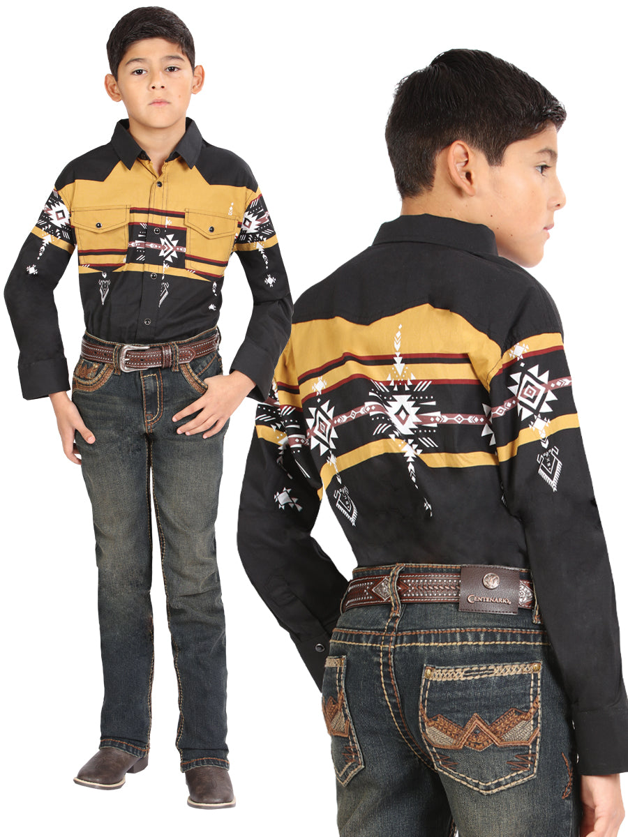 Boys Centenario Premium Bootcut Jeans - Tinted Green Denim 45911