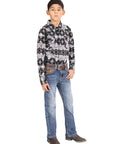 Boys Centenario Premium Bootcut Jeans - Blue Denim 45912