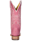 Women's El General Western Boot Crack Leather- Pink 45933