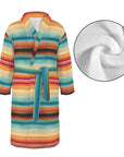 Baha Ranch Southwestern Serape Men's Bath Robe