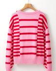 Madison Shoulder Ribbed Trim Sweater