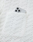 Raina Textured Collared Pullover
