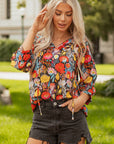 Amara Puff Sleeve Tied Blouse