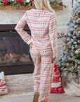 Sarai Christmas Pattern Print Shirt