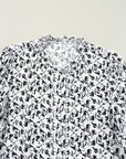 Floral Lace Puff Sleeve Top