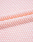 Colorblock Corded Knit Pocketed Crew Neck T-Shirt