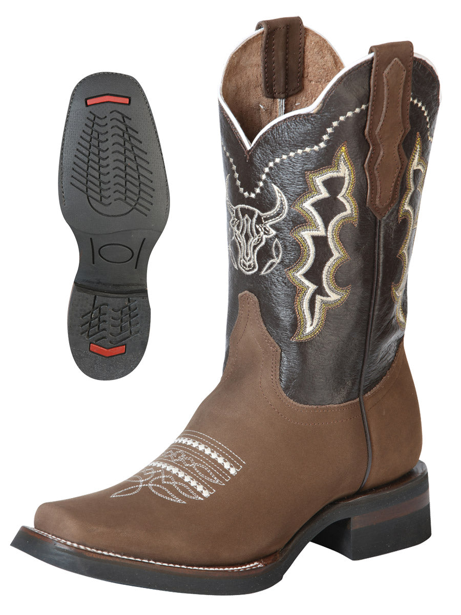 El General Rodeo Boot — Nubuck Camel