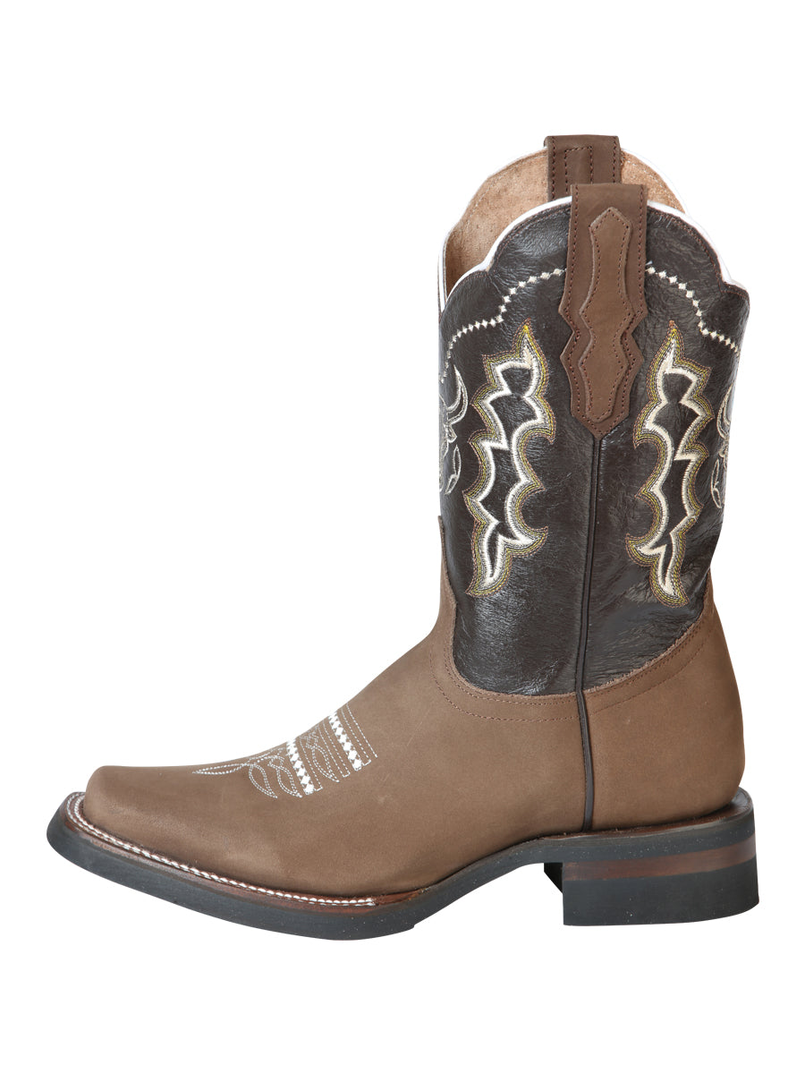 El General Rodeo Boot — Nubuck Camel