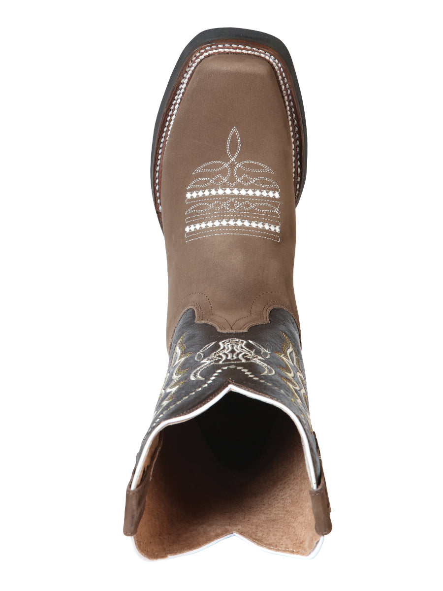 El General Rodeo Boot — Nubuck Camel
