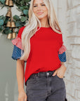 Aspyn Short Puff Sleeve Top