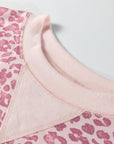 Wrenlee Print Patchwork Sweatshirt