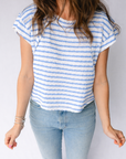 Maddie Sleeve Patchwork T Shirt