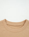 Varsity Stripe Drop Shoulder Oversized Sweatshirt