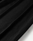 Solid Seam Drawstring Wide Leg Sweatpants