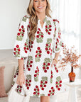 Catalina Sleeve Loose Mini Dress