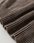 Aria Knit Sleeve Casual Sweater