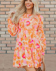 Jane Sleeve Ruffle Mini Dress