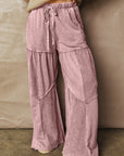 Murphy Leg Patchwork Drawstring Pants