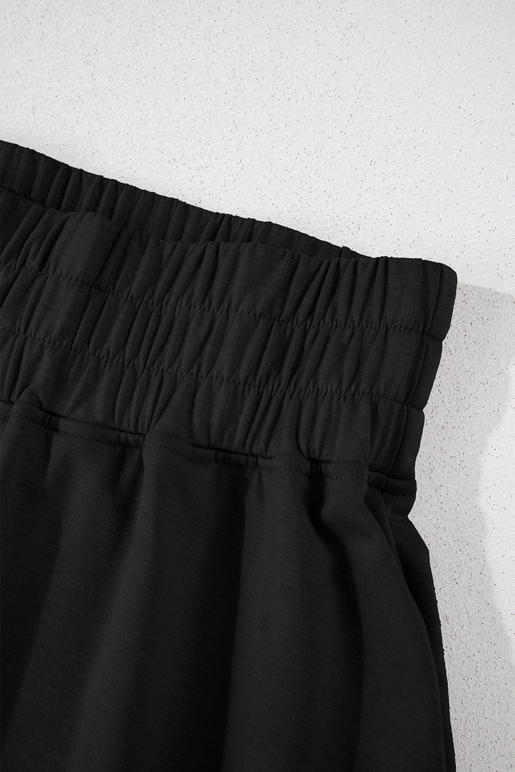 Solid Cropped Tee &amp; Ruffle High Waist Skort Set