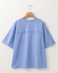 Hannah Flower Patched Loose Top