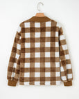 Amora Sherpa Loose Knit Cardigan