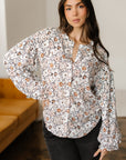 Aubrey Puff Sleeve Down Shirt