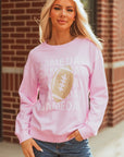 Andi Rugby Print Casual Sweatshirt