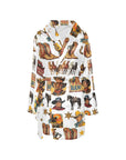 Baha Ranch Vintage Cowboy Collage Western Women's Robe