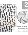 Cowboy Cactus Set of 2 Kitchen Dish Towels Made in America