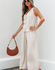Ember apricot Tank Top Set
