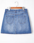 Renamara Crossed Waist Mini Skirt