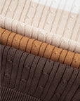 Madison Colorblock Cable Knit Sweater