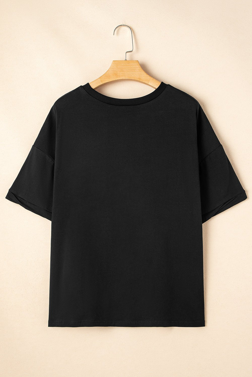Ayra Loose Half Sleeve Hi Low Hem Top