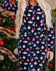 Mazie Christmas Lights Print Shirt