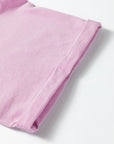 Mineral Wash Drop Shoulder Raw Edge Tee