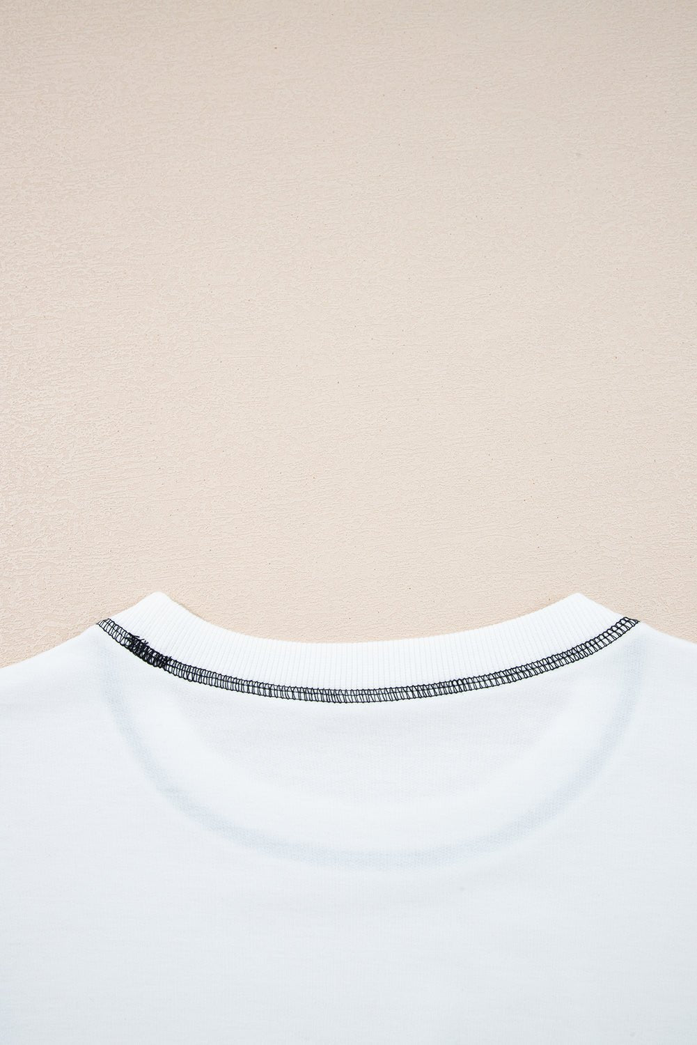 Clare Contrast Stitching Oversize Sweatshirt