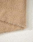 Solid Fuzzy Button-Front Cardigan