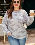 Sophia Multicolour Print Plus Sweatshirt