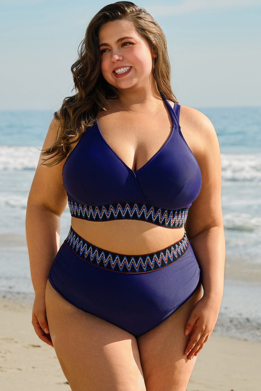 Eileen Knot High Waisted PLUS Bikini