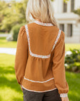 Iridora Long Puff Sleeve Blouse