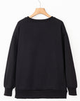 GAME DAY Tinsel Drop Shoulder Sweatshirt