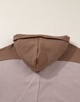 Alessia Exposed Seam Casual Hoodie
