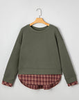 Rosa Patchwork Drop Shoulder Sweatshirt
