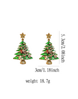 Anne Star Christmas Tree Earrings